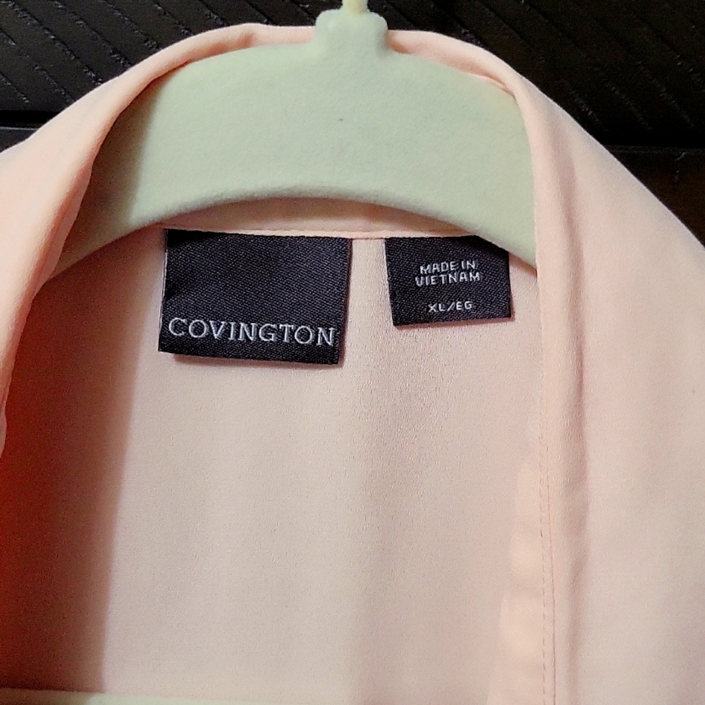 EUC Light Pink Button-Down Tunic. - Picture 3 of 7